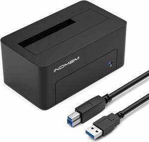 HDD Enclosure Docking Station SAS to USB 3.0 Adapter SAS 2.5/3.5" 12V/2A Power Hard Drive Adapters INDMEM