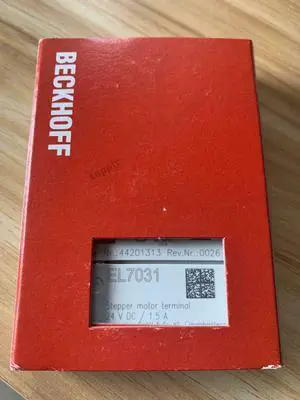 Beckhoff EL7031 EL 7031 PLC Moudule New In Box Fedex DHL Expedited Shipping