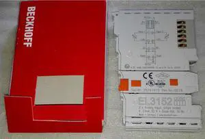 Beckhoff EL3152 2-Channel Analog Input Terminal PLC Single-Ended, 16 Bit