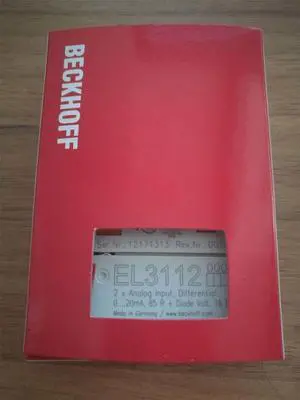 One Beckhoff EL3112 PLC Module EL 3112 New In Box FEDEX DHL Expedited Shipping