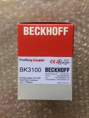 1PCS New Beckhoff BK3100 Bus Coupler Module BK 3100 FedEx DHL Shipping