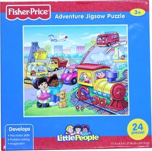 Little People Fisher-Price Adventure Jigsaw Puzzle in the City 24 Pieces