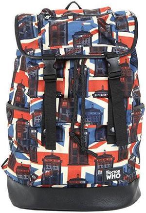 Doctor Who TARDIS Union Jack Slouch Backpack
