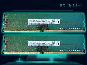 Hynix 16GB(2X8GB) PC3200 DDR4-25600Hmz UDIMM HMA81GU6DJR8N-XN Non ECC Memory 1.2V