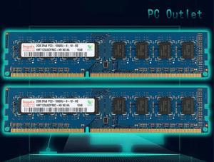 For Hynix HMT125U6DFR8C-H9 4GB(2X2GB) 2Rx8 PC3-10600U DDR3-1333MHZ 240Pin Intel DIMM Desktop Memory RAM