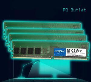 Crucial CT8G4DFS632A.M4FE 32GB 4x8GB PC4-25600 DDR4-3200MHz UDIMM Desktop Memory Ram