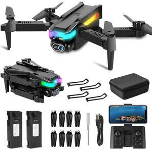 Mini FPV Drone for Beginners, 1080P Front & Bottom Dual Camera, 2.4G WiFi APP Control, Headless Mode, 360° Roll Stunt, Gesture Photography, 2 Rechargeable Batteries, Portable Storage Bag Mini FPV Drone for Beginners, 1080P Front & Bottom Dual Camera, 2.4G WiFi APP Control, Headless Mode, 360° Roll Stunt, Gesture Photography, 2 Rechargeable Batteries, Portable Storage Bag