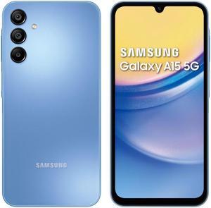 SAMSUNG  Galaxy A15 5G A1560 (GSM ONLY NO CDMA) unlocked international version  No Warranty | 4 GB/128 GB | Optimistic Blue