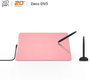 XPPen Graphic Tablet 10"x6.25" ,Drawing Pad with Pen, 16384-Levels Pressure/60° Tilt Function/8 Shortcut Keys, Digital Art Tablet for Phone/Computer OSU/Digital Painting XPPen Graphic Tablet 10"x6.25" ,Drawing Pad with Pen, 16384-Levels Pressure/60° Tilt Function/8 Shortcut Keys, Digital Art Tablet for Phone/Computer OSU/Digital Painting