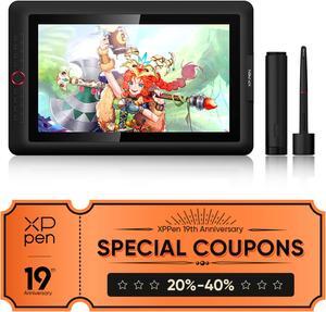 XP-PEN Artist15.6 Pro 15.6 Inch Drawing Pen Display Graphics Monitor Full-Laminated Technology Drawing Monitor with Tilt Function and Red Dial (8192 Levels Pen Pressure, 120% sRGB)