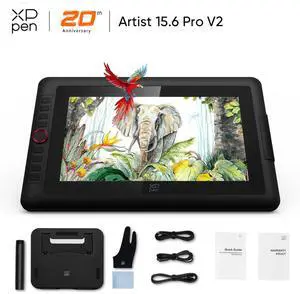 XPPen Latest Artist Pro Drawing Tablet,15.4"/13.3" Eye Protection Screen,16384 Pen Pressure,2 Gen Design 16.7M Colors Full-laminated Pen Display,Digital Art Graphic Tablet and X3 Pro Smart Chip Stylus XPPen Latest Artist Pro Drawing Tablet,15.4"/13.3" Eye Protection Screen,16384 Pen Pressure,2 Gen Design 16.7M Colors Full-laminated Pen Display,Digital Art Graphic Tablet and X3 Pro Smart Chip Stylus
