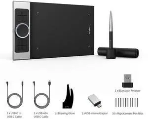 XP-PEN Deco Pro MW Bluetooth Graphics Tablet 11x6in Pen Tablet 8192 Pen Levels Tilt Support Red Dot Design Award Wireless Portablet Drawing Tablets for Digital Art XP-PEN Deco Pro MW Bluetooth Graphics Tablet 11x6in Pen Tablet 8192 Pen Levels Tilt Support Red Dot Design Award Wireless Portablet Drawing Tablets for Digital Art