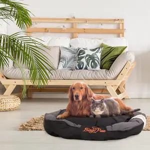 Jumbo Large Waterproof Dog Bed Premium Pet Sofa With Removable Cushion