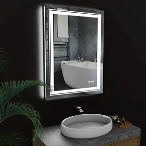Premium Illuminated LED Bathroom Mirror Beauty Makeup Mirror 6500K