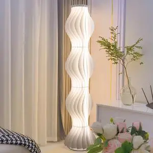 UNHO Skirt Floor Lamp Adjustable Brightness LED Energy Saving  Floor Lamp Atmosphere Pleated Stand Night Light Decor
