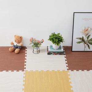 12 Tile Thick Wood Grain Floor Mats Foam Interlocking Flooring Mats Tile