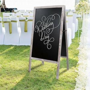 Heavy Duty A-Frame Magnetic Chalkboard Sidewalk Sign Sandwich Board for Business