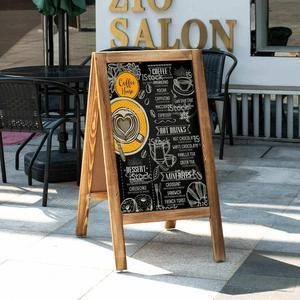 Heavy Duty A-Frame Magnetic Chalkboard Sidewalk Sign  Sandwich Board for Business