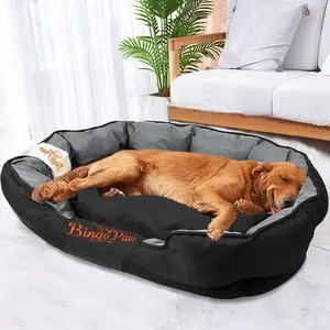 Jumbo Large Waterproof Dog Bed Premium Pet Sofa With Removable Cushion XX-Large