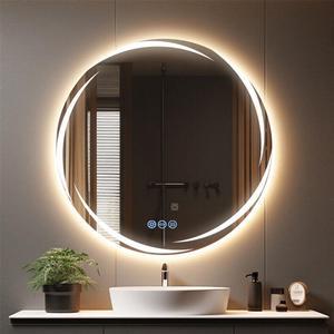 Byootique Lighted Hollywood Vanity Mirror 12pcs Dimmable LED Tabletop Wall  Mount Makeup 