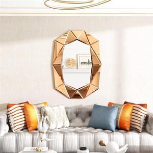 Stereoscopic Wall Decorative Mirror Sophisticated Over Fireplace Accent Mirror Bathroom Mirror