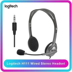 H110/H111 Headphones Wired Stereo Headset with Microphone 3.5mm Headsets for Gamer Gaming Music Calling