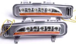 Acaigel 2x LED Front Bumper Fog Light Turn Signal For Edge 2011 2012 2013 2014 SUV