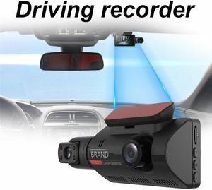 Car DVR Driving Recorder Dual Lens Camera 1080P 3" Display Screen w/Data Cable