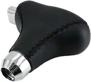 Universal PU Leather Automatic Gear Shift Knob Shifter Handle Lever Stick Black