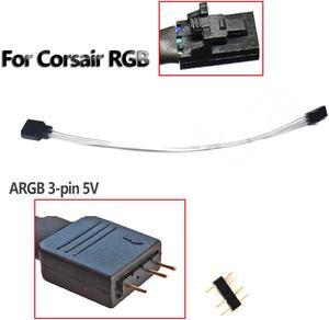 For Corsair Lighting Node Pro Commander Pro 3-PIN 5V A-RGB Adapter 20CM Female