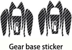 Yassdwbn 3D Carbon Fiber Pattern Car Interior Decals Trim For Nissan Kicks 2017-2021 Yassdwbn 3D Carbon Fiber Pattern Car Interior Decals Trim For Nissan Kicks 2017-2021