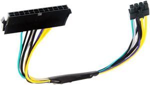 FYUU 24 Pin to 8 Pin ATX Power Supply Adapter Cable For Dell Computers