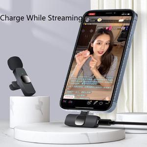 FYUU Lavalier Microphone Wireless Audio Video Recording Mini Mic For iPhone