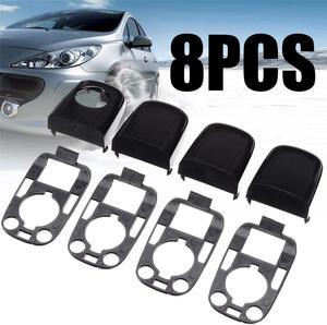 FYUU Door Handle Cover Caps for Peugeot 307+ Sw Cc Citroen C2 C3 Pluriel