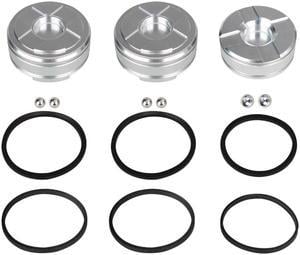 FYUU Accumulator Piston Kit for 4L60E 4L65E 4L70E Transmission Pinless Accumulators Forward, 1-2, and 3-4