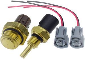 Acaigel Coolant Temperature Sensor & Switch + Connectors For Honda CR-V Civic ACURA