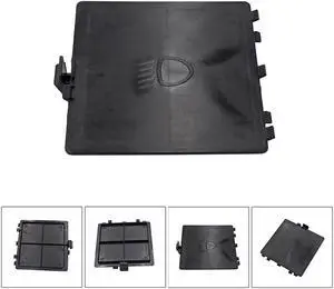 Yassdwbn Front Headlight Door Panel Cover Black For Dodge For Dart 2013-2016 68156815AA