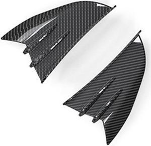 Carbon Fiber Look Motorcycle Winglet Fairing Racing Wing Kit Spoiler Aerodynamic Spoiler Wing Kit