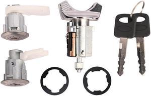 Ignition Door Lock Cylinder Set For Ford Bronco F150 F250