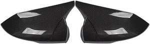 Exterior Rear View Mirror Trim Cover For Hyundai Elantra 2021 2022 Carbon Fiber Style