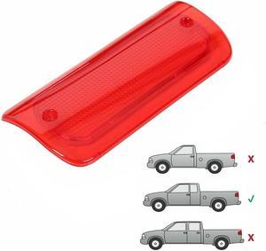 3rd Brake Light Lens Red Cover For Chevy S-10 GMC Sonoma Extended Cab 1994-2004