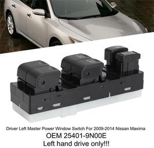 FYUU Driver Left Master Power Window Switch 25401-9N00E For Nissan Maxima 2009-2014