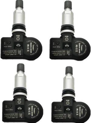 FYUU 4pcs 433 & 315 MHz 2-in-1 Tire Pressure Sensor TPMS TDKS Programming