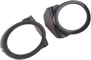 Acaigel Front Bumper Fog Lamp Round Trim Covers For BMW E46 3-Series M3