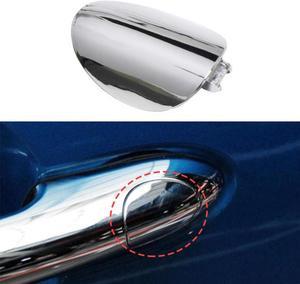 FYUU Chrome Door Handle Lock Key Hole Trim Cap For Mini Cooper F55 F56 2013-2019