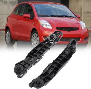 Front Left Right Plastic Bumper Bracket Set For Toyota Yaris Hatchback 2007-2011