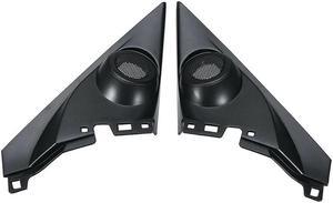 Pair Front Tweeter Covers with Mounting Accessories For Honda Civic 10th 2016-19