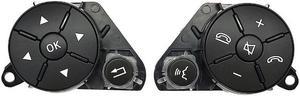 2048210351 Steering Wheel Control Buttons Left+Right For Mercedes-Benz C/E-Class