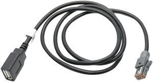 FYUU Car Aux Audio Input Media Data Wire Plug To USB Adapter Conector For Subaru New