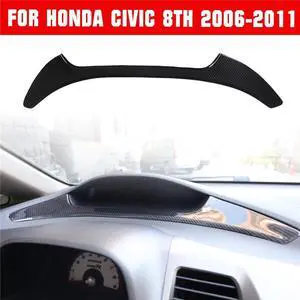 Acaigel 2006-2011 For Honda Civic Driver Side Speedometer Strip Trim Carbon Fiber Look Acaigel 2006-2011 For Honda Civic Driver Side Speedometer Strip Trim Carbon Fiber Look